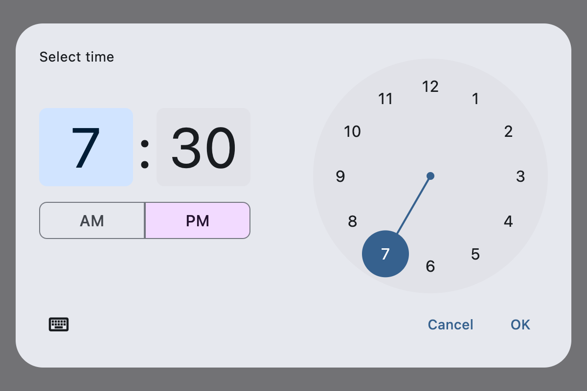 TimePicker